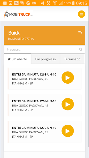 MobiTruck Screen 3