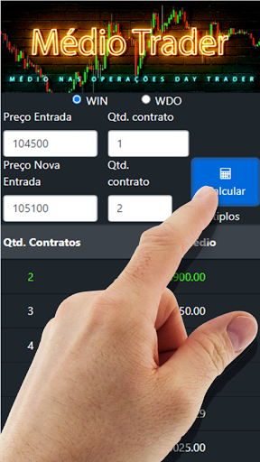 Android application Preço Médio Day Trader screenshort