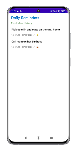 Reminders - Daily Reminders Screen 3