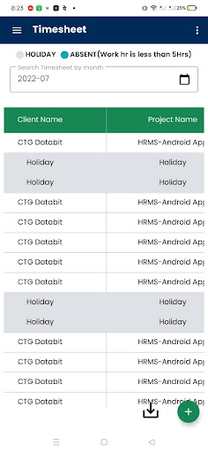 HR Clocks Screen 3