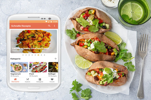 Android application Einfache Schnelle Rezepte screenshort