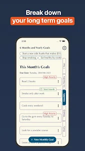 Goalgum: Goal Setter & Tracker