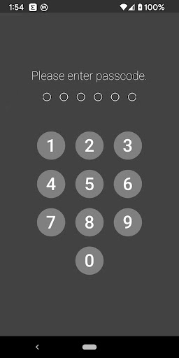 Android application My Keys screenshort