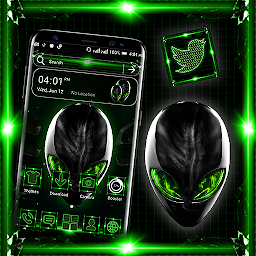 Icon image Alien Green Launcher Theme