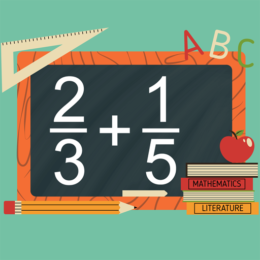 Adding Fractions Math Trainer logo
