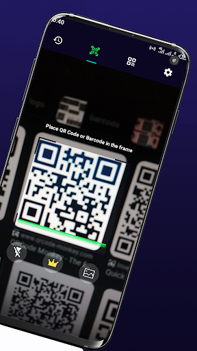 Barcode and QR Camera Scanner Screen 2