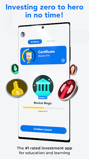 Android application Invstr Academy screenshort