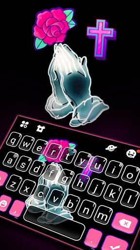 Android application In God We Trust Keyboard Theme screenshort