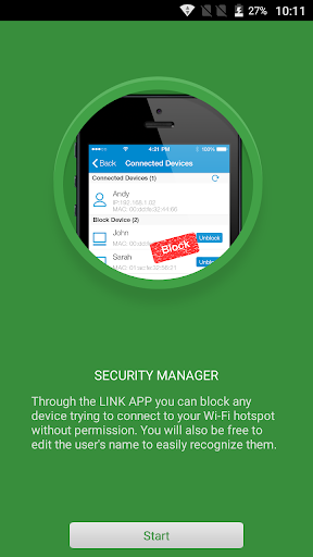 ALCATEL LINK APP Screen 3
