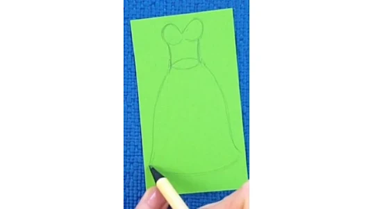 DIY紙娃娃裙