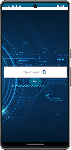 MYJ Password Generator Screen 2