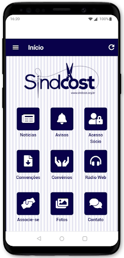 Android application SINDCOST screenshort
