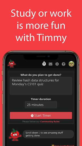 Timmy Timer - the Social Pomod