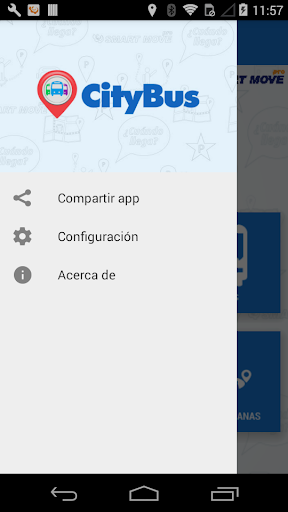 Android application Cuando llega City Bus screenshort