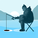 Ice fishing games for free. Fisherman simulator.