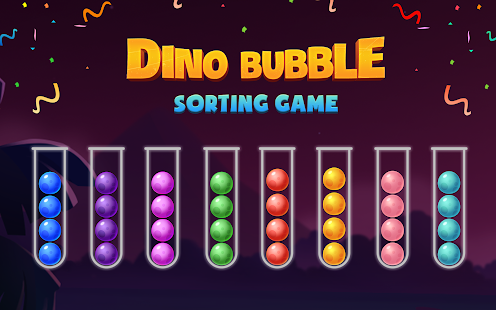Color Ball Sort Puzzle - Dino Bubble Sorting Game  APK screenshots 24