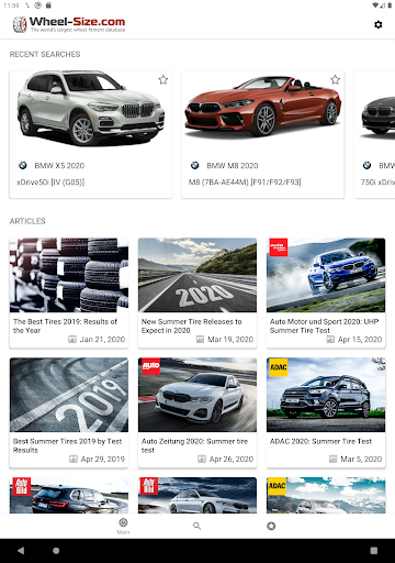 Wheel Size - Fitment database screenshot 8