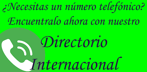 Android application Directorio internacional screenshort