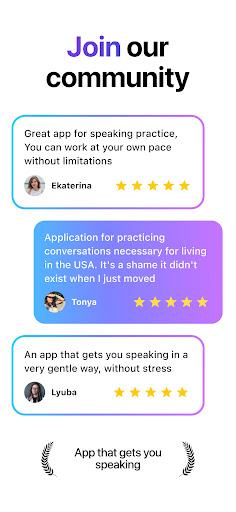 Screenshot of LOLA SPEAK: English Practice