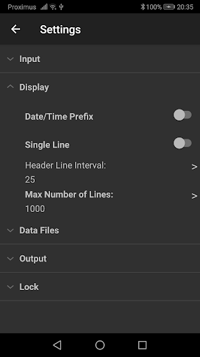 TCP Logger Screen 3