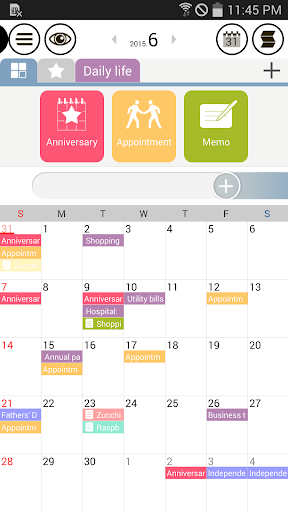 Android application Good Calendar – Schedule, Memo screenshort