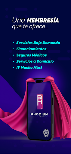 Rhodium: Servicios On Demand Screen 2