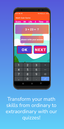 Math Quiz Game Screen 3