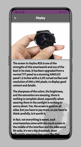 Haylou RS3 Smartwatch guide