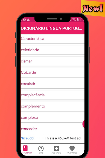 Dicionário Língua Portuguesa Screen 2