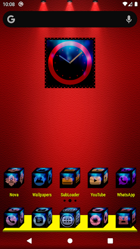 Android application 3D Colorful Icon Pack screenshort
