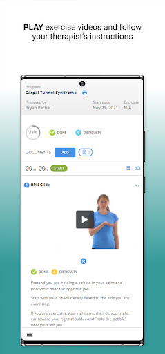 ET Exercise Therapy Screen 3