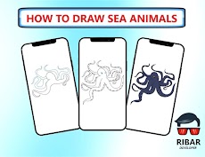 海の動物の描き方のおすすめ画像5