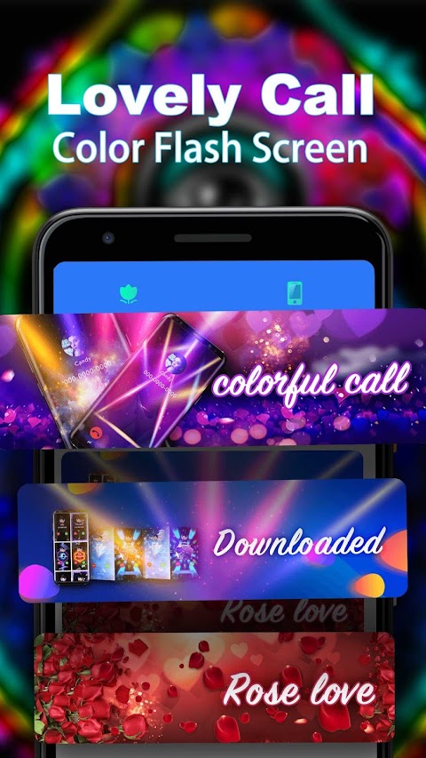 Lovely Call Color Flash Screenのおすすめ画像2