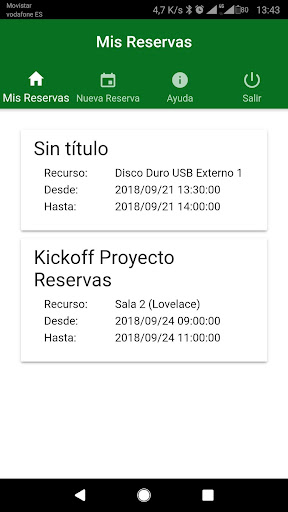 Reserva de Recursos Screen 3