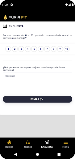 Furia Fit Gym Screen 3