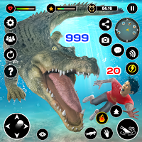 Angry Crocodile Game: Crocodile Attack