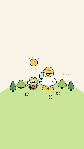 Android application 카카오톡 테마 - 써니데이_옐로우 screenshort