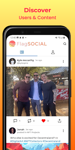 Flag Social Screen 3