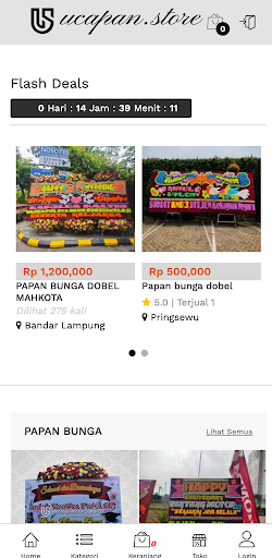 Android application Ucapan Store screenshort