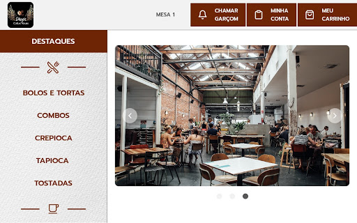 Android application Voamenu Tablet screenshort