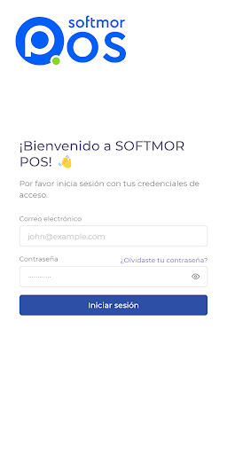 Android application SoftmorPOS Beta screenshort