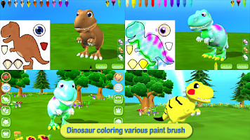 Dinosaur Coloring 3D - AR Cam