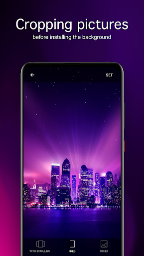 Screenshot of Purple Wallpapers 4K
