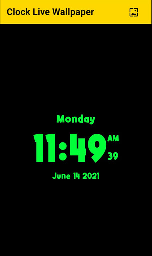 Android application Smart Watch - Neon LED Clock screenshort