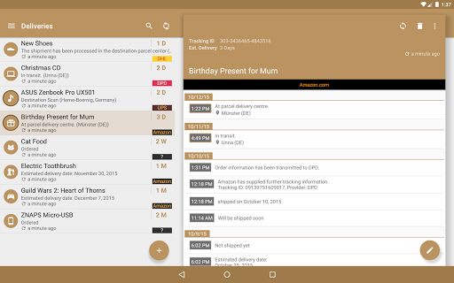 Deliveries Package Tracker Mod Apk 5.7.19 Gallery 7