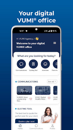 Android application VUMI Agent Central screenshort