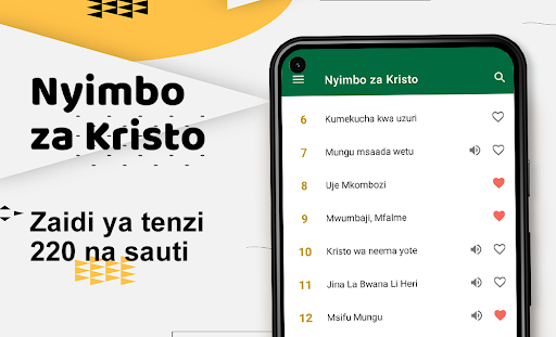 Android application Nyimbo za Kristo for SDA Hymns screenshort