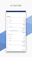 screenshot of CalcList - Calculate Your List