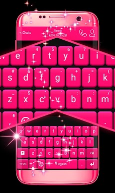 Pink Keyboard For WhatsAppのおすすめ画像3