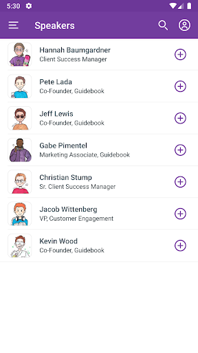 Splash Attendee Screen 3